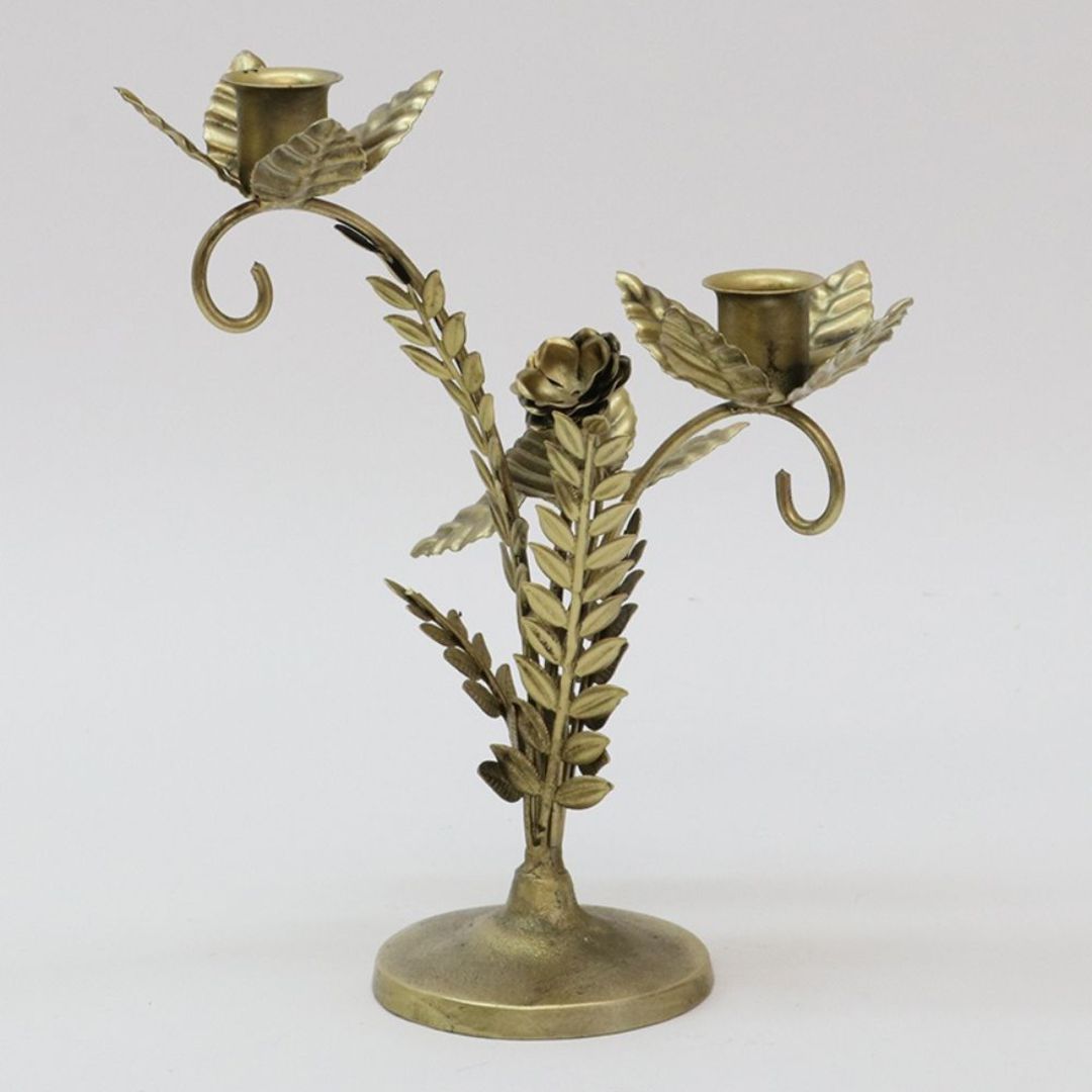 Vienna Triple Candleholder - Gold image 1